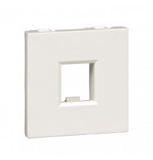 Altira Белый Плата лицевая W45 2 модуля 1xKeystone RAL9010  RIN-144-BE  SE