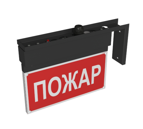 Световой указатель аварийного освещения BS-NEXTRINO-73-S1-INEXI3 Black  a15515  Белый свет