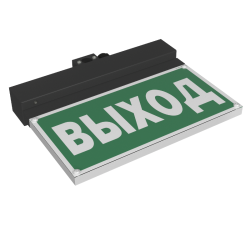 Световой указатель аварийного освещения BS-NEXTRINO-73-S1-INEXI3 Black  a15515  Белый свет