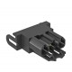 Штекерный адаптер прямой (черный) (STA-SKS S1 SW)  6117192  OBO Bettermann