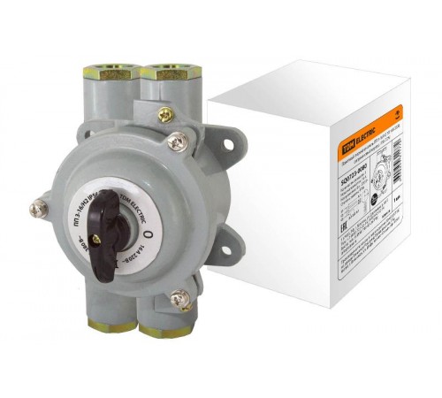 Пакетный переключатель ПП 3-16/Н2 3П 16А 220В, силуминовый корпус, IP56  SQ0723-0080  TDM