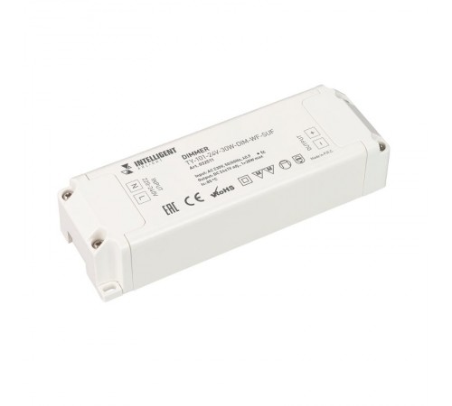 INTELLIGENT ARLIGHT Диммер TY-101-24V-30W-DIM-WF-SUF (230V, WIFI, 433MHz, 1х1.25A) (INTELLIGENT ARLIGHT, Пластик)  032511  Arlight