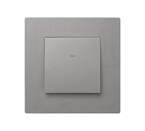 Клавиша для выключателя с подсветкой IK07 серого цвета S27 Scudo  2705011-063  Simon