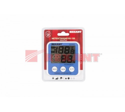 Метеостанция комнатная RX-108  70-0520  REXANT