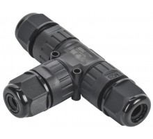 Коннектор кабельный герметичный WTP-306 3 PIN IP68  UWC20-T-040-3-68  IEK