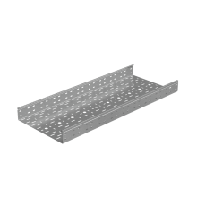 Лоток перф. 80х400х1,0 L2000 мм "Стандарт ПЛЮС" INOX304  LPEplus80-400-1.0-2000 INOX304  КМ-Профиль