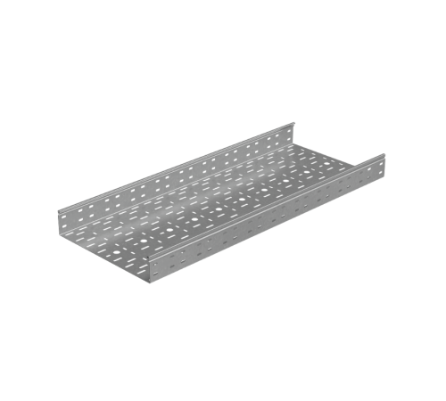 Лоток перф. 80х400х1,0 L3000 мм "Стандарт ПЛЮС" INOX304  LPEplus80-400-1.0-3000 INOX304  КМ - профиль