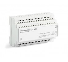 Моллюск 12/7 DIN источник питания 12В+/-10% 7 А, Uвх=90 - 265VAC, 110-370VDC  848  Бастион