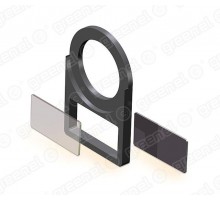 Держатель маркировки для светосигнальной арматуры. отверстие D22мм. маркировка 20х25мм (100/1000шт)  GE60041  Greenel