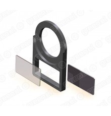 Держатель маркировки для светосигнальной арматуры. отверстие D22мм. маркировка 20х25мм (100/1000шт)  GE60041  Greenel