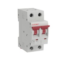 Модульный автоматический выключатель YON MB63, 2P, характеристика C, 10A, 4,5kA  MB63S-2PC10  DKC