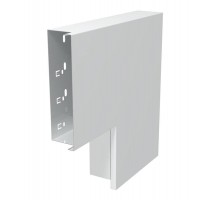 Плоский угол с крышкой кабельного канала LKM 60x200 мм (сталь,белый) (LKM F60200RW)  6249523  OBO Bettermann