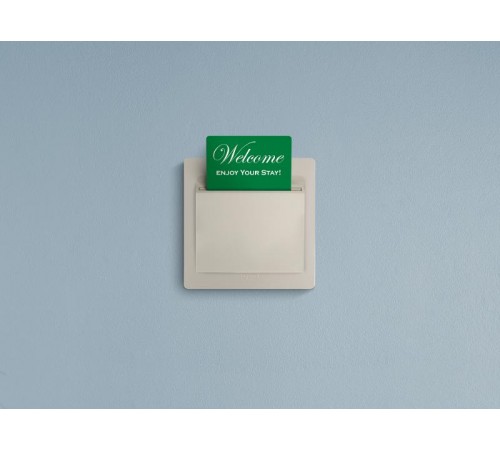 Etika Слоновая кость Выключатель карточный с выдержкой времени, с подсветкой  672393  Legrand