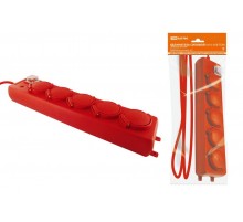 Удлинитель силовой Уз16-05В  (с крышками IP44, выключатель, 5 мест/20м КГ 3х1,5)  SQ1302-0024  TDM