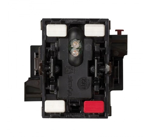 Simon 75 Механизм Комплект для системы "ждите-входите" (выключатель с двухцветным светодиодом и механизм визора), S82,  75804-39  Simon