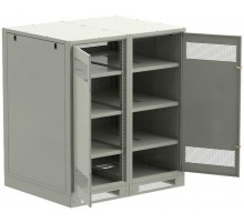 ITK LINEA B Шкаф (пустой) 1350х1200мм дверь двуст. мет. сер.  LB35-13H29-2M  ITK