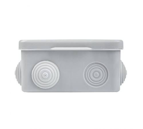 Коробка распределительная КМР-030-014 с крышкой наружная (100х100х50), 10 мембранных вводов IP54 розничный стикер PROxima  plc-kmr-030-014-r  EKF