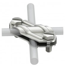 Соединитель полосы и прутка крестовой (250 V4A)  5312925  OBO Bettermann