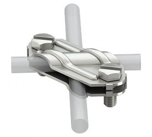 Соединитель полосы и прутка крестовой (250 VA)  5312922  OBO Bettermann