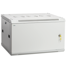 Шкаф LINEA W 6U 600x450 мм дверь металл в сборе, RAL7035  LWR3-06U64-M  ITK