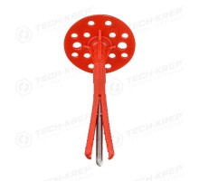 Дюбель для теплоизоляции с мет. гвоздём 10х140 (25 шт) - пакет ( 0,826 кг)  101705  Tech-KREP