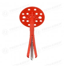 Дюбель для теплоизоляции с мет. гвоздём 10х140 (25 шт) - пакет ( 0,826 кг)  101705  Tech-KREP