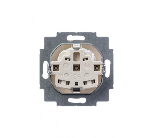 ABB Basic 55 Альп. белый Розетка с/з с защитными шторками  2013-0-5278   2CKA002013A5278  ABB