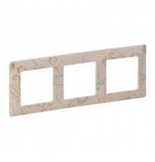 Valena LIFE Ампир бежевый Рамка 3-ая  754113  Legrand