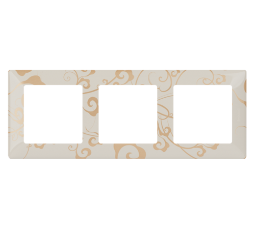 Valena LIFE Ампир бежевый Рамка 3-ая  754113  Legrand
