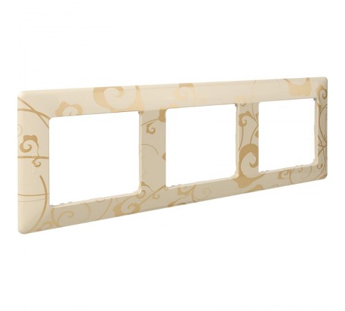 Valena LIFE Ампир бежевый Рамка 3-ая  754113  Legrand