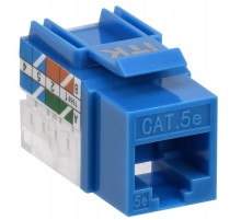 Модуль Keystone Jack кат.5E UTP 110 IDC 90град синий  CS1-1C5EU-11-03  ITK