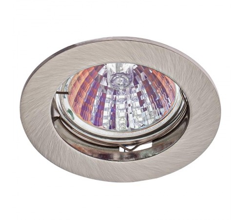 Светильник точечный встраиваемый под лампу KL1 50Вт MR16 хром литой  C0043654  ЭРА