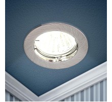 Светильник точечный встраиваемый под лампу KL1 50Вт MR16 хром литой  C0043654  ЭРА