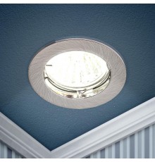 Светильник точечный встраиваемый под лампу KL1 50Вт MR16 хром литой  C0043654  ЭРА