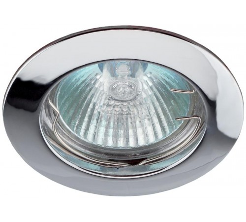 Светильник точечный встраиваемый под лампу KL1 50Вт MR16 хром литой  C0043654  ЭРА