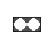 Рамка STRONG 2-постовая графит  KR-78-0752-6  Kranz