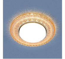 Светильник точечный встраиваемый 3028 GX53 GC тонированный с подсветкой  a043161  Elektrostandard