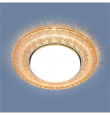 Светильник точечный встраиваемый 3028 GX53 GC тонированный с подсветкой  a043161  Elektrostandard