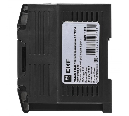 Модуль ввода термосопротивлений REMF 4 PRO-Logic  REMF-T-4TR  EKF