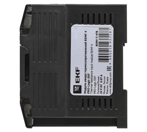 Модуль ввода термосопротивлений REMF 4 PRO-Logic  REMF-T-4TR  EKF