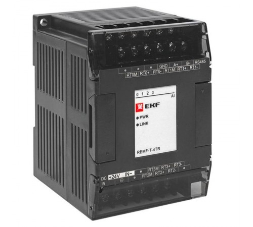 Модуль ввода термосопротивлений REMF 4 PRO-Logic  REMF-T-4TR  EKF