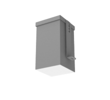 Светодиодный светильник DL-Grill CRI90 для потолка Грильято встраив.9 Вт 4000 К 90х90х160 мм IP54 серый муар  V1-R0-71808-10000-5400940  VARTON