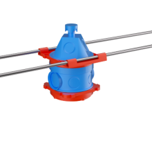 Коробка универсальная потолочная для заливки в бетон,90х71,h114  59391U  DKC