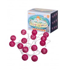 Гирлянда светодиодная "Клубочки" 3 м, 15LED, белый, 8 режимов, 250В, IP20,  SQ0361-0094  TDM