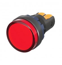 Сигнальный индикатор со встроенным  диодом 9-24В, красный  M22L-F24RPP  DKC