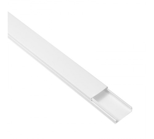 Мини-канал Metra - 40x16 - 2 метра - с крышкой - без перегородки - белый  638194  Legrand