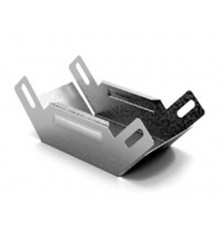 Угловой соединитель внутренний к лотку 200х100, толщ. 1,0 мм, Сендзимир цинк, 032521  УСВН90-200х100-1,0-СЦ   Ostec