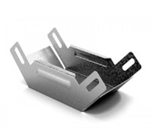 Угловой соединитель внутренний к лотку 200х100, толщ. 1,0 мм, Сендзимир цинк, 032521  УСВН90-200х100-1,0-СЦ   Ostec