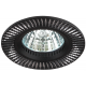 Светильник встраиваемый под лампу KL32 AL/BK/1 MR16,12V, 50W черный/серебро  Б0049563  ЭРА