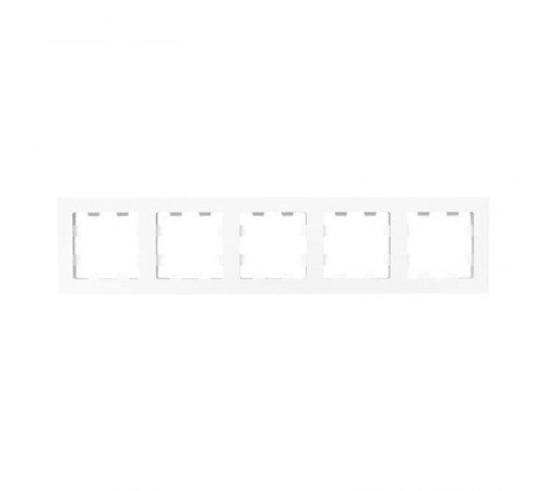 5 - местная рамка, белая, пластик Эпика EKF  UP1-FPW-05  EKF